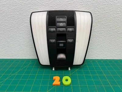 10-16 MERCEDES-BENZ W212 E400 E350 DOMO DELANTERO MAPA LUZ LÁMPARA NEGRO OEM Foto 1 de 4