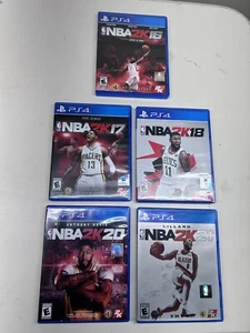 *NEUWERTIG* SAMMLERQUALITÄT PS4 5 SPIELE LOT KONVOLUT NBA 2K16, 2K17, 2K18, 2K20, 2K21  - Bild 1 von 5