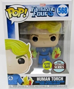 Funko Pop! Fantastic Four Human Torch #568 GID Specialty Series - Picture 1 of 1