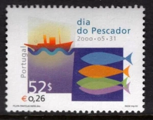 Portugal 2000 boats , ships , fishes MNH single set - Picture 1 of 1