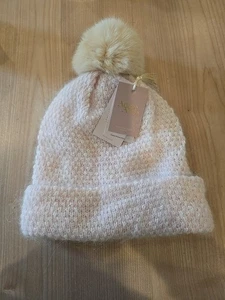 Damen Luxus Beanie Mütze hellrosa, Adore Alma, Neu mit Etikett - Bild 1 von 2