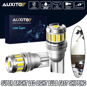2x T10 194 168 LED 13smd Car Tail Parking Side Wedge Light Globe 12V - White - Picture 1 of 9