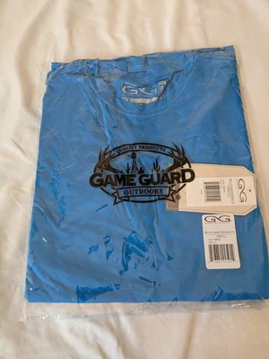 Gameguard Outdoors Men's  Blue Long Sleeve Vented Performance T-Shirt Size Large - Image 1 of 4