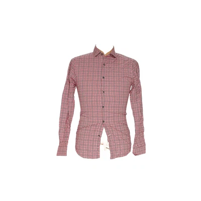 Camisa de vestir Express roja a cuadros Foto 1 de 4