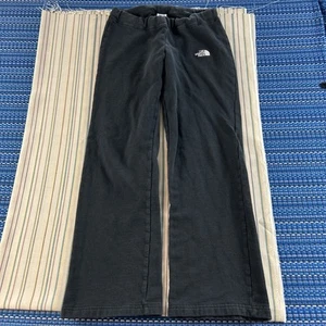 North Face Sweat Pants Womens Medium Black Outdoors Hiking Lounge Ladies #8446 - Picture 1 of 7