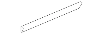 Moldura lateral de carrocería GM 22664151 genuina Foto 1 de 2