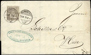 SWITZERLAND - 1870 - from the Canton of Zurich, clean and beautifully stamped - Picture 1 of 1