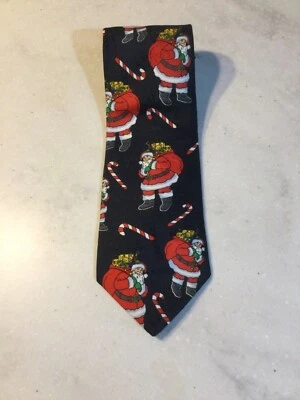 DE COLECCIÓN SELLO YULE CORBATA SALUDO HOMBRE CORBATA SANTA NAVIDAD PERFECTA PARA VACACIONES Foto 1 de 3