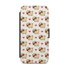 Pug Puppy Cute Dog Animals Print WALLET FLIP PHONE CASE COVER FOR IPHONE SAMSUNG