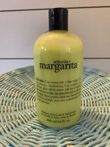 Philosophy SENORITA MARGARITA Shampoo Shower Gel Bubble Bath 16z PIC for details - Picture 1 of 6
