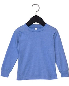 Bella + Canvas Youth Toddler Jersey Long Sleeve T-Shirt 3501T - Picture 1 of 6
