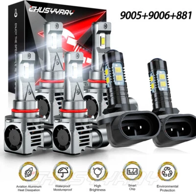 Светодиодная противотуманная фара дальнего/ближнего света для Freightliner Coronado 2013–2018 годов 20000 лм - Изображение 1 из 4