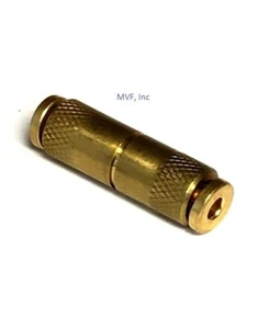1/8" O.D. Tube Union Straight Tube to Tube Push to Connect Brass 262PP-2 - Picture 1 of 4