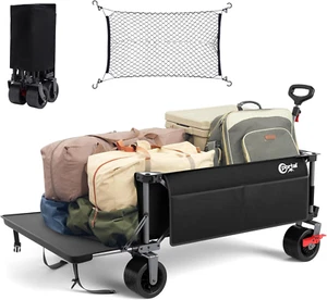 Portal Widened Folding Festival Trolley Heavy Duty 600L XXL with Brakes Tailgate - Picture 1 of 12