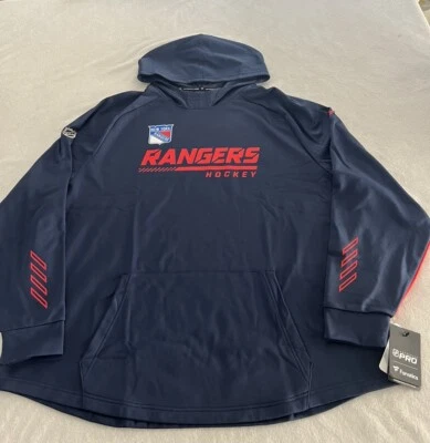 NY Rangers Fanatics Authentic Pro NHL Pullover Hooded Sweatshirt Men’s 3XL - Image 1 of 4
