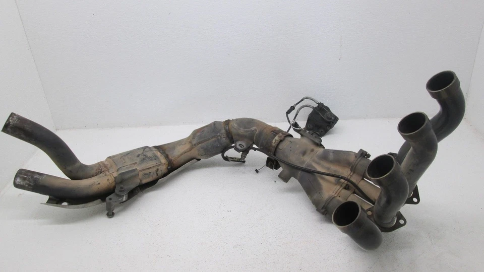 Yamaha R1 YZF-R1 2007-2008 OEM STOCK CABEZAL TUBO MEDIO SERVOMOTOR CABLES N2 Foto 1 de 4