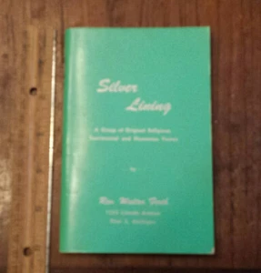 Silver Lining - Poems by Rev. Walter Firth - small vintage paperback booklet - Picture 1 of 4