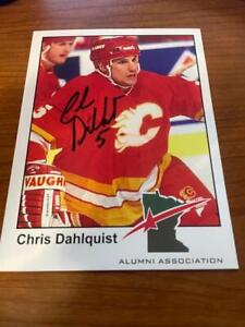 CHRIS DALQUIST NHL Alumni Minnesota North Stars AUTOGRAPH SIGNATURE AUTO 5X7