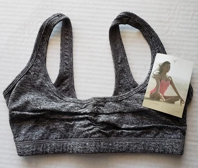 Sujetador deportivo Balini para mujer *NUEVO CON ETIQUETAS $43 talla S gris/amarillo de yoga junior Foto 1 de 4