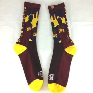 Cleveland Cavalier "Cav Nation" socks (XS,Wine,Mens) - Picture 1 of 2