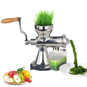 Manual Juicer, Hand Fruit& Vegetables Squeezer, Cold Press Juicer for Apples, Po - Picture 1 of 5
