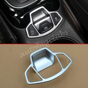 Para Jeep Compass 2017-2021 Cromo Mate E-freno Interruptor Cubierta Tapicería Accesorio - Imagen 1 de 7