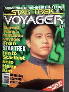 STAR TREK VOYAGER Magazine # 8 - Sept 1996 Harry Kim Garrett Wang Cover - Picture 1 of 1