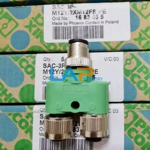 1PCS New For Phoenix 1683455 Y type connector  -3P-M12Y/2XM12FS PE  QTY:1 #A6-29 - Bild 1 von 4