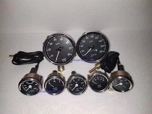 Smiths Temp F Oil temp F oil Fuel Volt Gauge Speedo 0-180KMH 0-80RPM 100MM BC - Picture 1 of 3