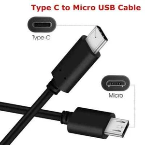 USB 3.1 USB-C Type C to Micro USB Male Sync OTG Charge Data Transfer Cable Cord - Picture 1 of 5