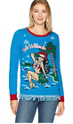 Ugly Christmas Sweater Company Light-Up Pullover Xmas Sweaters Multi-Colored LED