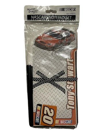 NEW NASCAR Tony Stewart MEMO, MAGNET, PEN Set 100 Sheets  (2003) Cover