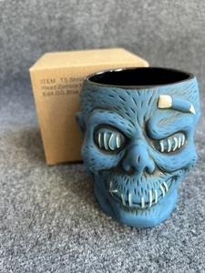 Tazza Tiki Zombie Shrunken Head Disney World Trader Sam's Zombie Head 4a edizione - Foto 1 di 5