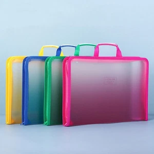 Waterproof Document Bag Transparent Stationery Bag Office Supplies - Picture 1 of 10