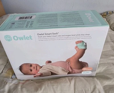 Owlet Smart Sock 3 Baby Monitor mit Herzfrequenzüberwachung - Mint Green. - Bild 1 von 4