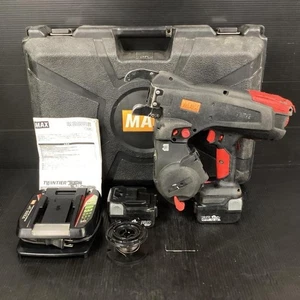 MAX TWINTIER RB-440T B2C Cordless Rebar / Tie Wire Machine with batteries Used - Picture 1 of 12