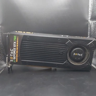 Zotac Nvidia Geforce GTX 760 Graphics Card 2GB 256BIT DDR5 *Untested Fr Parts* - Image 1 of 4
