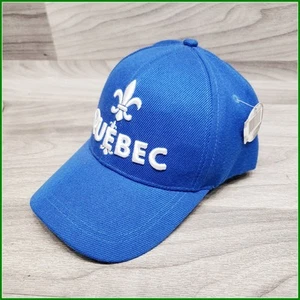 QUEBEC Canada Hat Baseball Cap Blue White Adjustable Fits All - Imagen 1 de 5