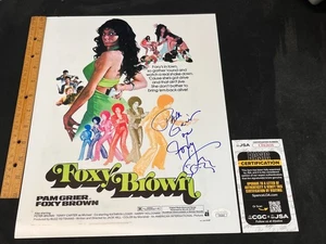 Pam Grier Hand Signed Autographed Foxy Brown 11x14" Photo/Poster JSA COA AA - Picture 1 of 3