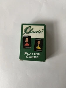 Kleine Cluedo Spielkarten Parker Spiele Poker Bridge Canasta selten - Bild 1 von 5
