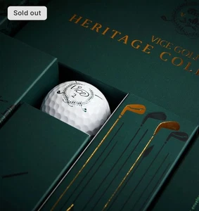 Vice Pro Plus Heritage Golf Balls Limited Edition Sold Out 1 Dozen - Picture 1 of 6