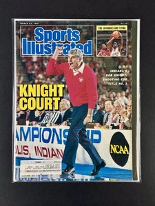 Bobby Knight Indiana Hoosiers - Knight Court Sports Illustrated March 23, 1987 - Picture 1 of 3