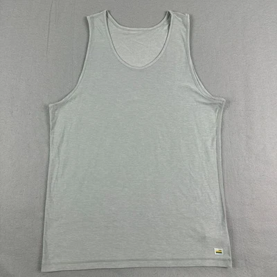Camiseta sin mangas Vuori para hombre S Strato Tech gris rendimiento gimnasio entrenamiento V173 Foto 1 de 4
