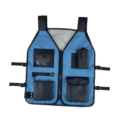 Electrician Work Vest Waterproof for Construction Site Craftsmen Woodworking - Image 1 of 4