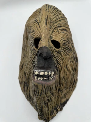 Rubies 2005 Vinyl Chewie Starwars Chewbacca Pullover Full Face Mask - Image 1 of 4