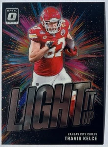 2024 Panini Donruss Optic Light It Up Travis Kelce #15 Kansas City Chiefs - Bild 1 von 2