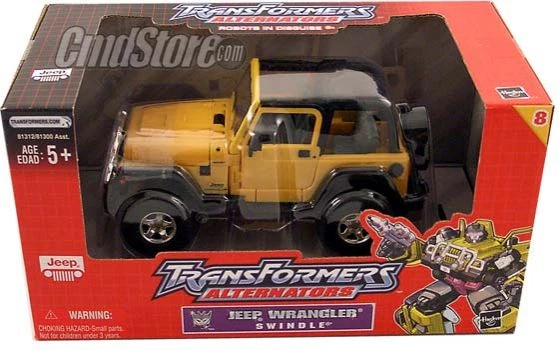 Hasbro Transformers Alternators: Jeep Wrangler Rollbar Vehicle Action Figure