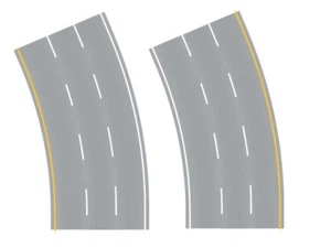 EASY STREET SPUR N FAHRBAHN - ALTER ASPHALT - 3-SPURIGER INTERSTATE ABSCHNITT - BREITE KURVE - Bild 1 von 1