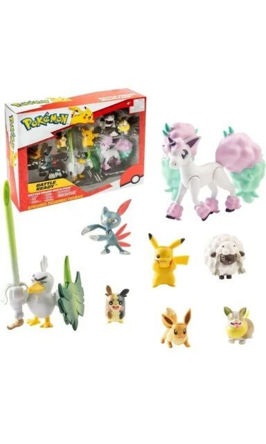 Jazwares Pokémon Battle Action Figure Collection - Pack of 8