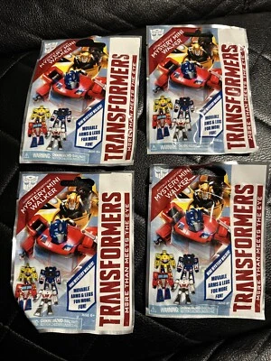 Set of 4 New Transformers Hasbro Mystery Mini Walker Blind Bags FREE SHIPPING - Image 1 of 2